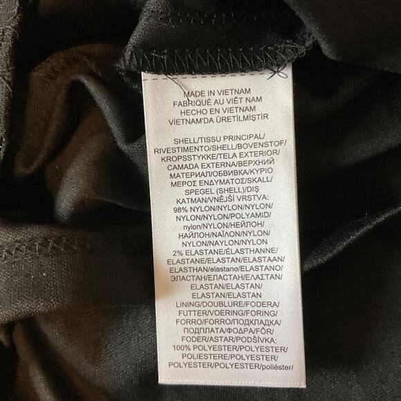 Ralph Lauren Lace Sleeveless Ruffled Sheath Cocktail Dress Black Size 16 V-Neck - Picture 10 of 13